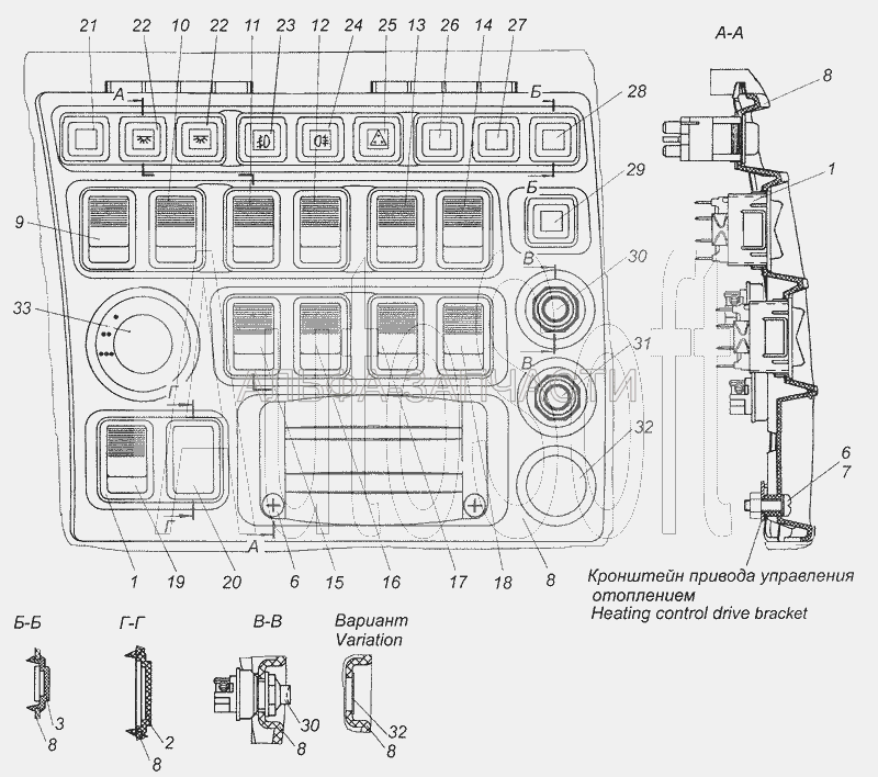 4308-3710001-30 Установка выключателей  